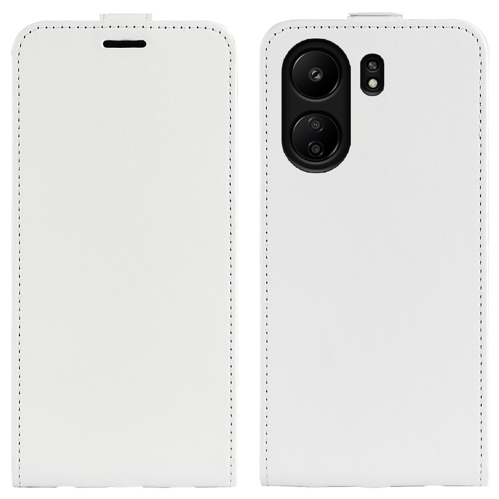 Függőleges könyvtáska Xiaomi Poco C65/Redmi 13C - fehér
