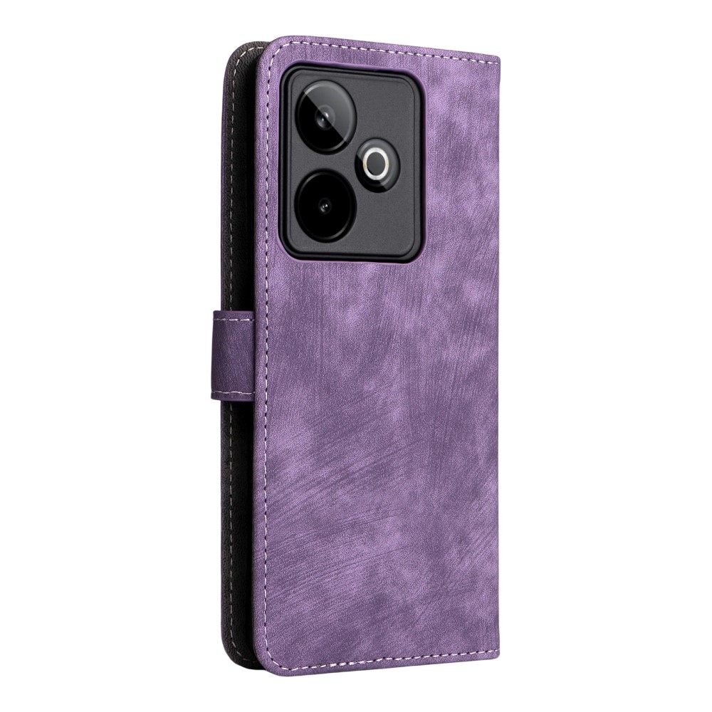 RFID könyvtáska a Realme GT 7 5G készülékhez - lila