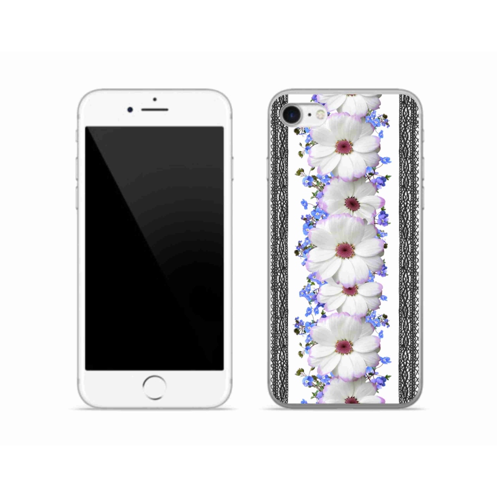 Zselés borítás mmCase iPhone SE (2022) - virágok 8