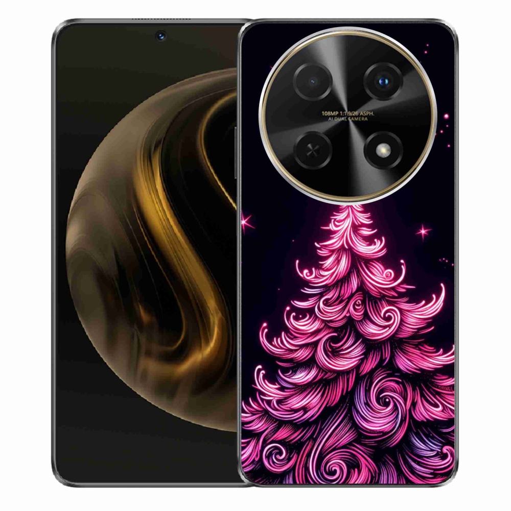 Gél borítás mmCase a Huawei Nova 12i készülékhez - neon karácsonyfa 2