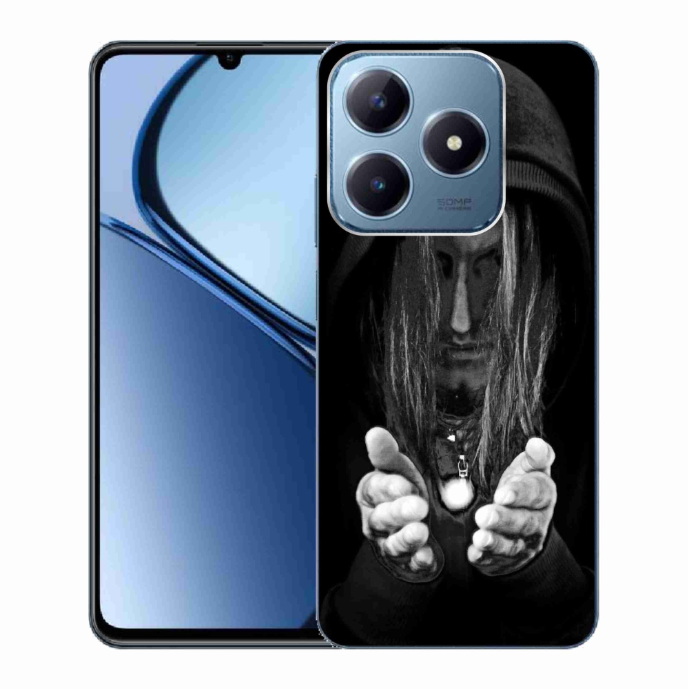 Gél borító mmCase a Realme C63-hoz - titokzatos személy
