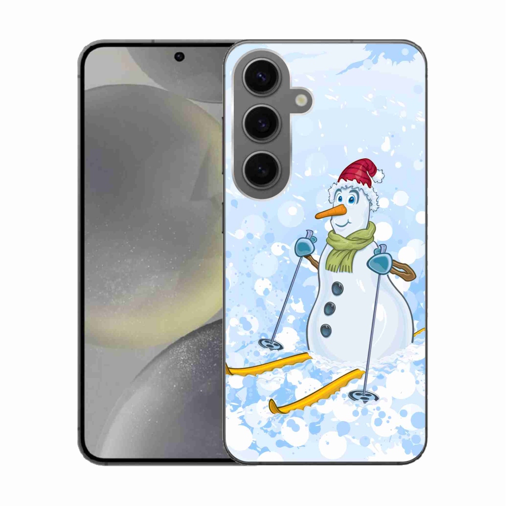 Gél borítás mmCase Samsung Galaxy S24 készülékhez - hóember