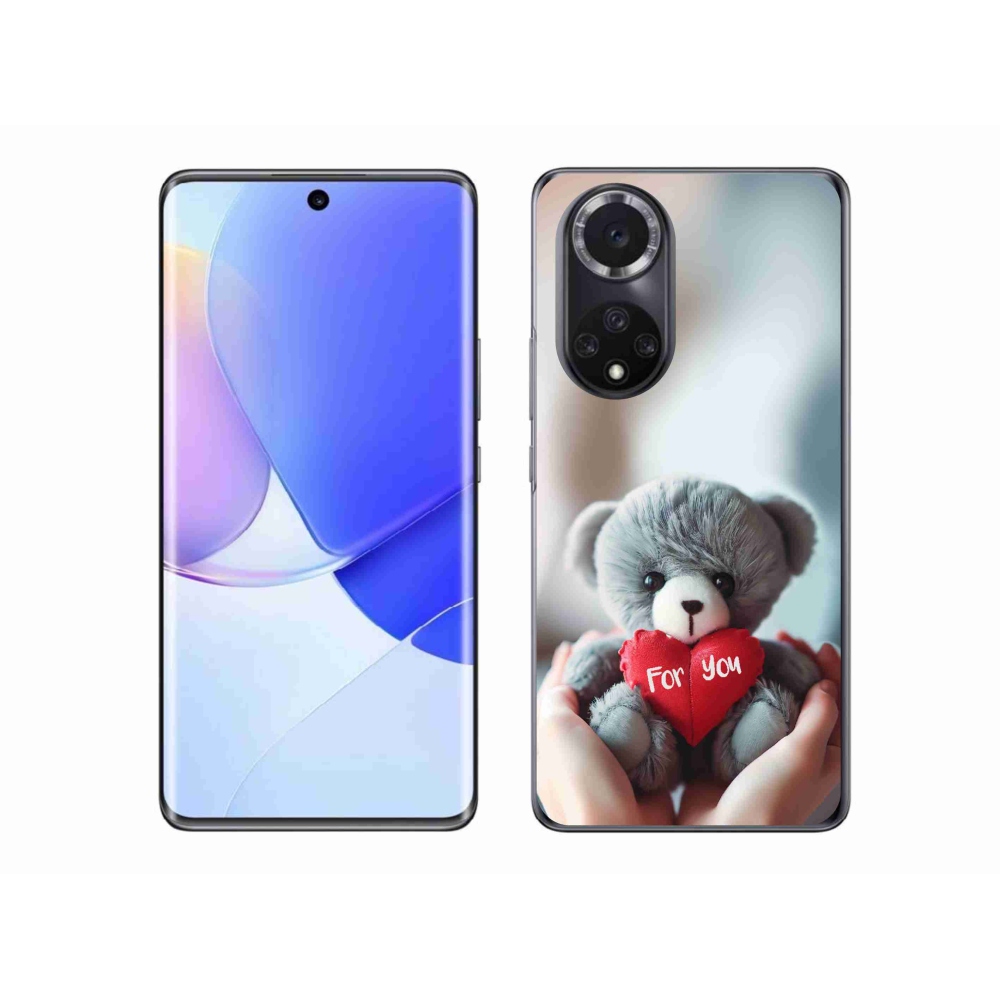 Gél borítás mmCase a Huawei Nova 9-hez - mackó a szerelmesek számára