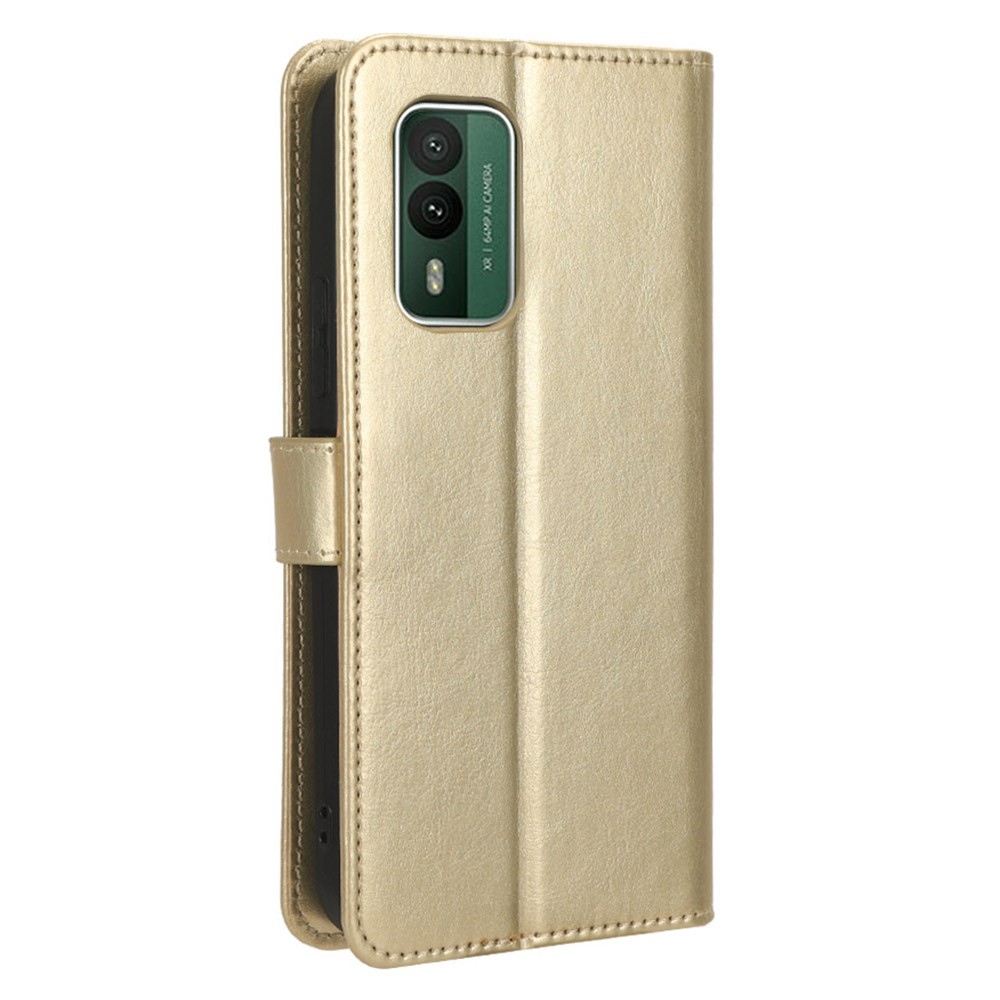 Lókönyv tok Nokia XR21-hez - arany színű