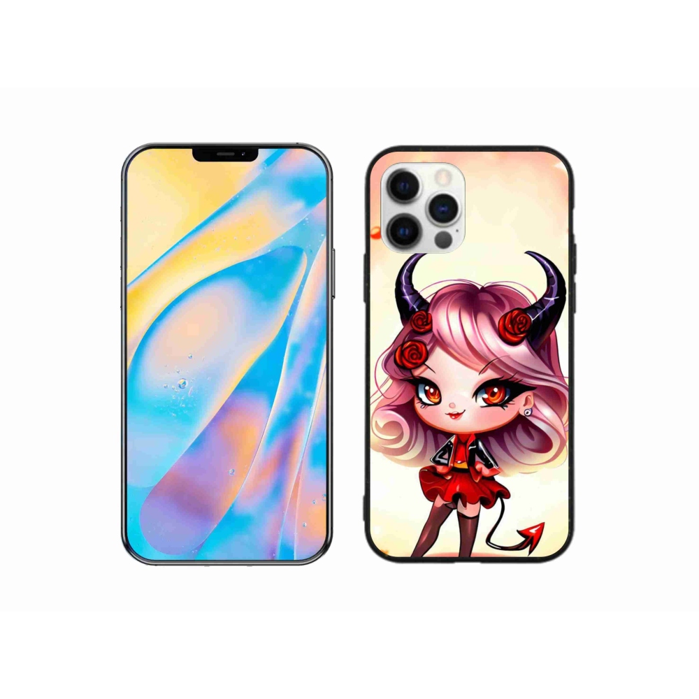 Zselés borítás mmCase iPhone 12 készülékhez - rajzfilmes ördög
