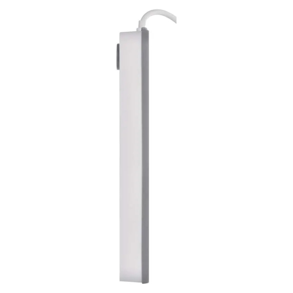 Hosszabbító kábel 3 m / 5 aljzat / kapcsolóval / fehér / 1×USB-A + 1×USB-C / 1,5 mm2
