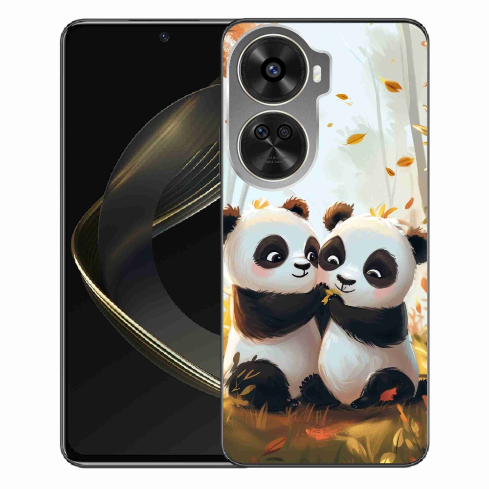 Gél borítás mmCase a Huawei Nova 12 SE számára - pandák