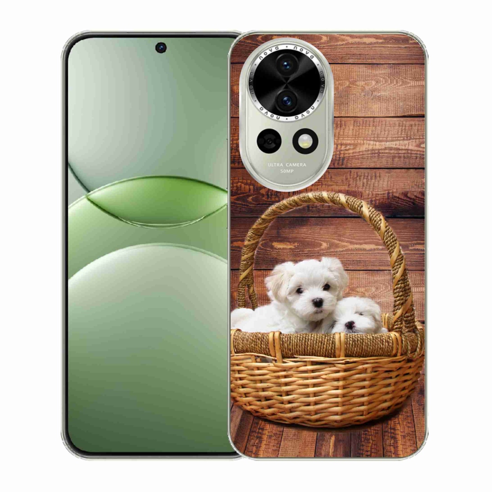 Gél borítás mmCase a Huawei Nova 13 5G számára - kölyökkutyák