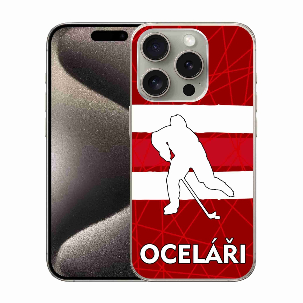 Zselés borítás mmCase iPhone 15 Pro készülékhez - Steelers