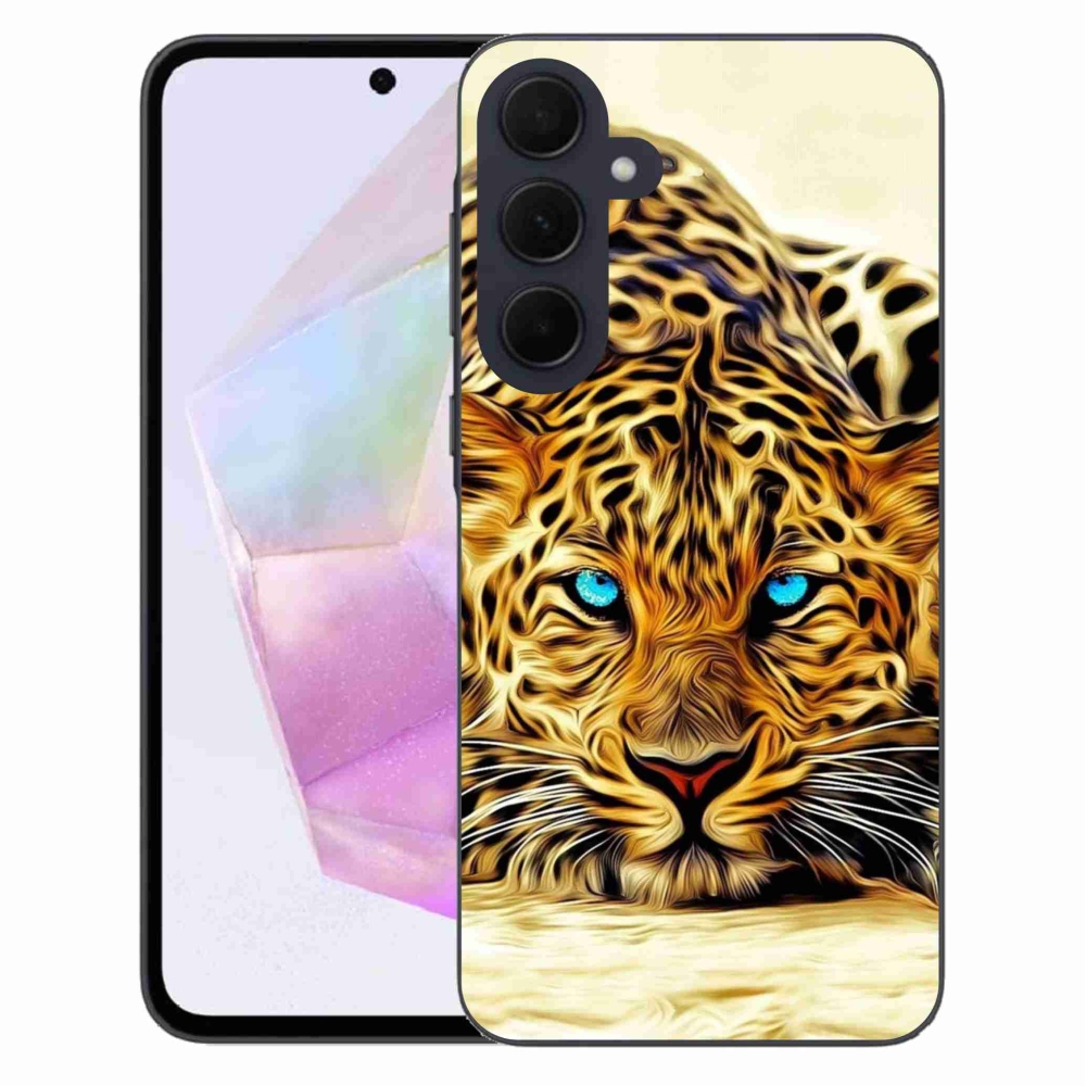 Gél borítás mmCase Samsung Galaxy A35 5G - rajzfilm tigrishez