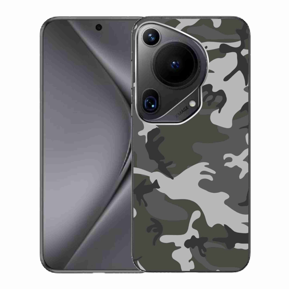 Gél borítás mmCase a Huawei Pura 70 Ultra készülékhez - álcázott minta