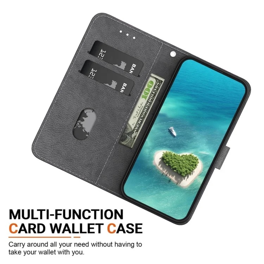 Sokoldalú könyves tok Samsung Galaxy A36 5G/A56 5G - orchidea