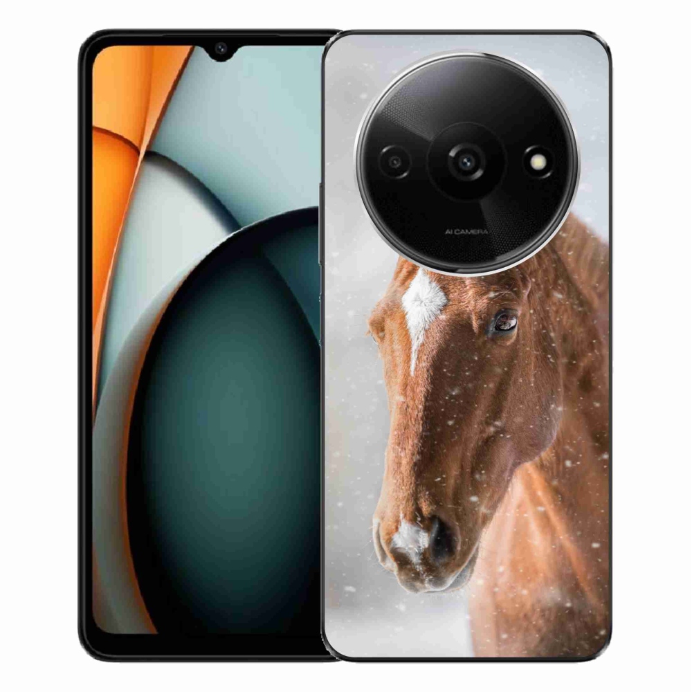 Gél borítás mmCase a Xiaomi Redmi A3-hoz - barna ló 2