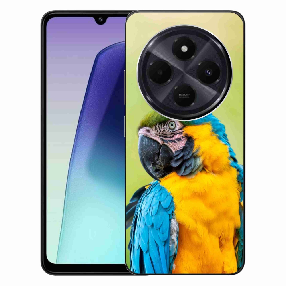 Gél tok mmCase a Xiaomi Redmi 14C/Poco C75-hez - parrot ara 2