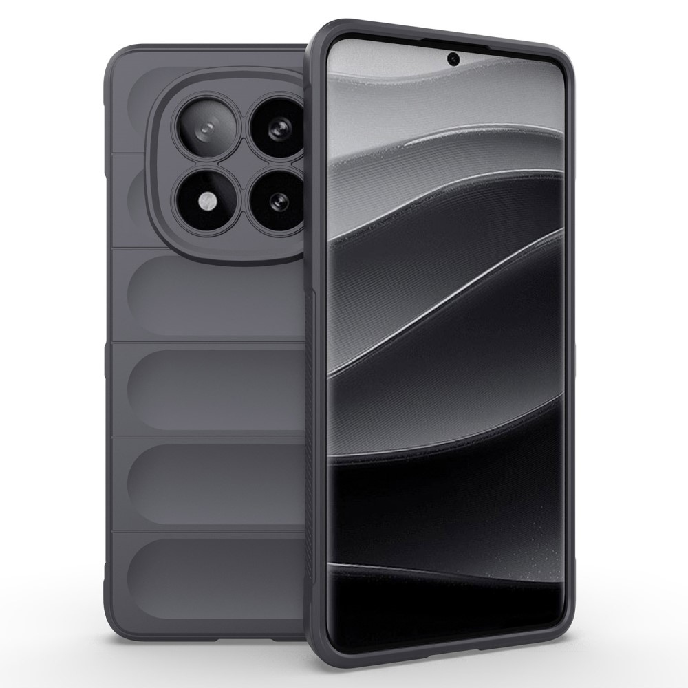 Rugg tartós zselés tok Xiaomi Redmi Note 14 Pro+ 5G - sötétszürke
