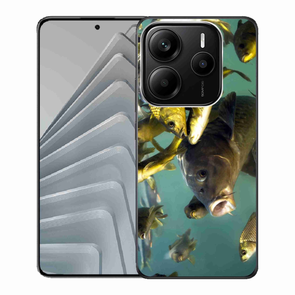 Gél borítás mmCase a Xiaomi Redmi Note 14 5G számára - halak iskolája