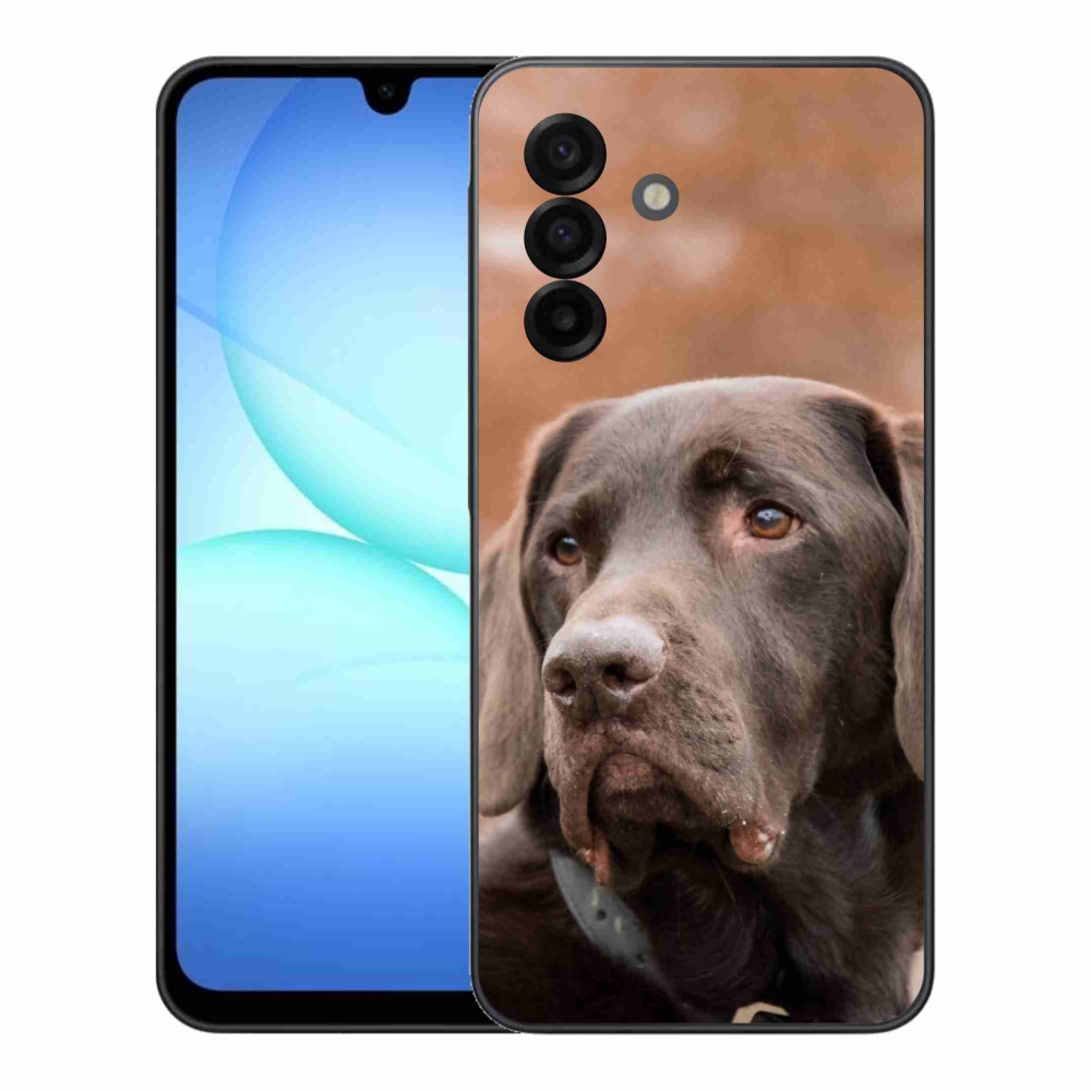Gél védőhuzat mmCase Samsung Galaxy A17 5G - barna labrador