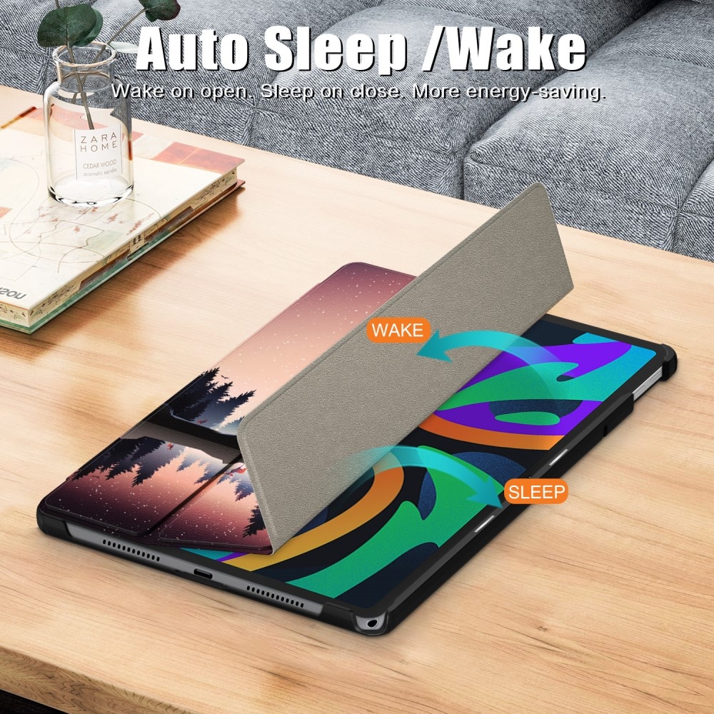 Patte intelligens záródó tok Lenovo Tab M11/Tab K11 - erdő
