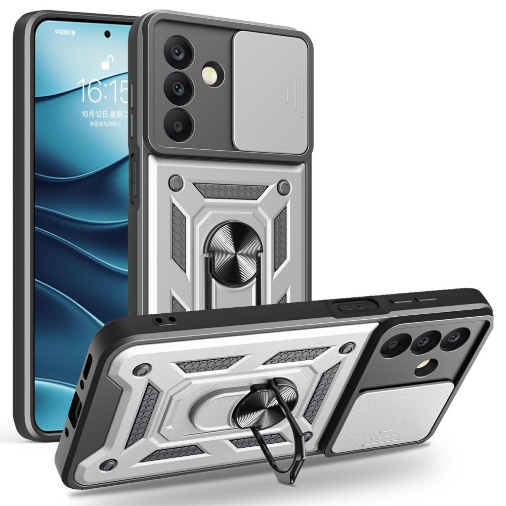 Csúszásálló borítás Samsung Galaxy A26 5G készülékhez - ezüst színű