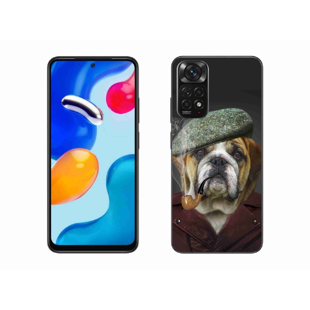 Gél borítás mmCase a Xiaomi Redmi Note 11S 4G-hez - kutya csővel