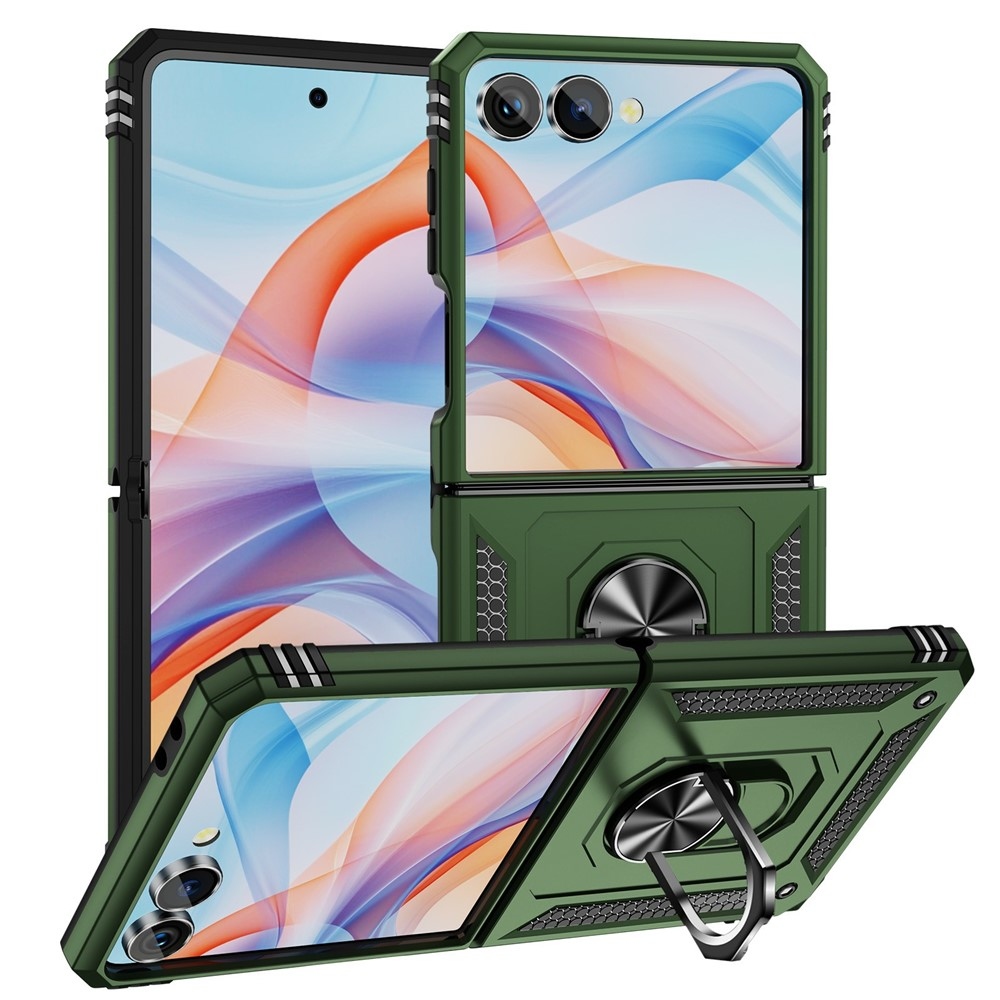 Gyűrűálló borítás Samsung Galaxy Z Flip7 5G készülékhez - zöld