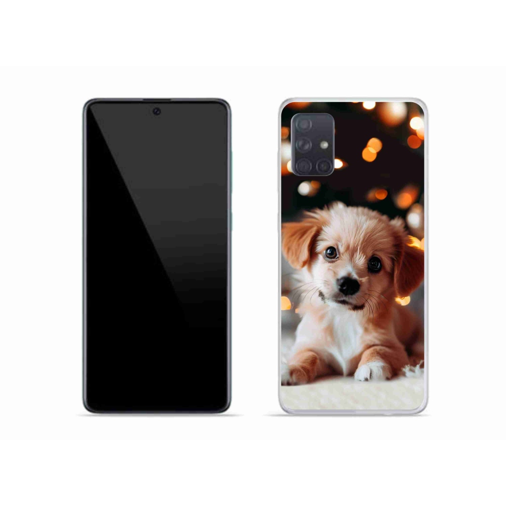 Zselés borítás mmCase Samsung Galaxy A51 - kölyökkékhez