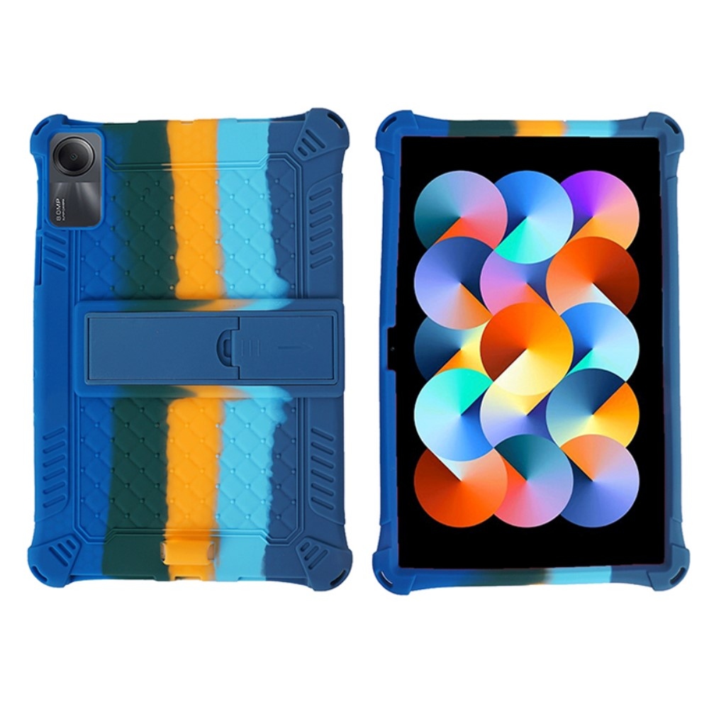Szilikon borító pánttal Xiaomi Redmi Pad SE-hez - szín/sötétkék
