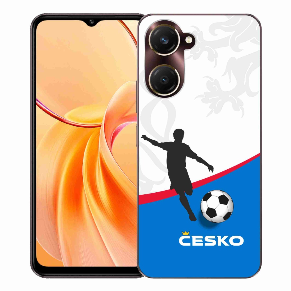 Gél borítás mmCase a Vivo Y28s 5G - futball Csehország 1