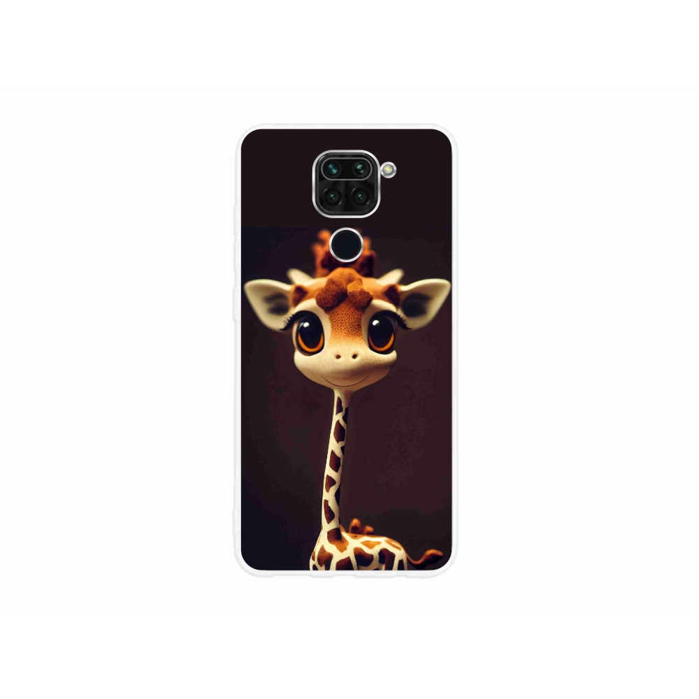 Gél borítás mmCase a Xiaomi Redmi Note 9-hez - kis zsiráf