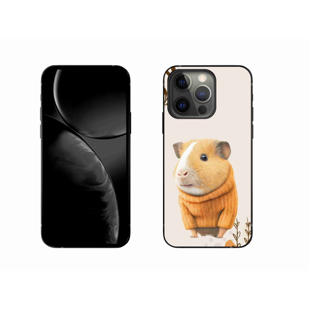 Gél borítás mmCase iPhone 13 Pro készülékhez - tengerimalac pulóverben