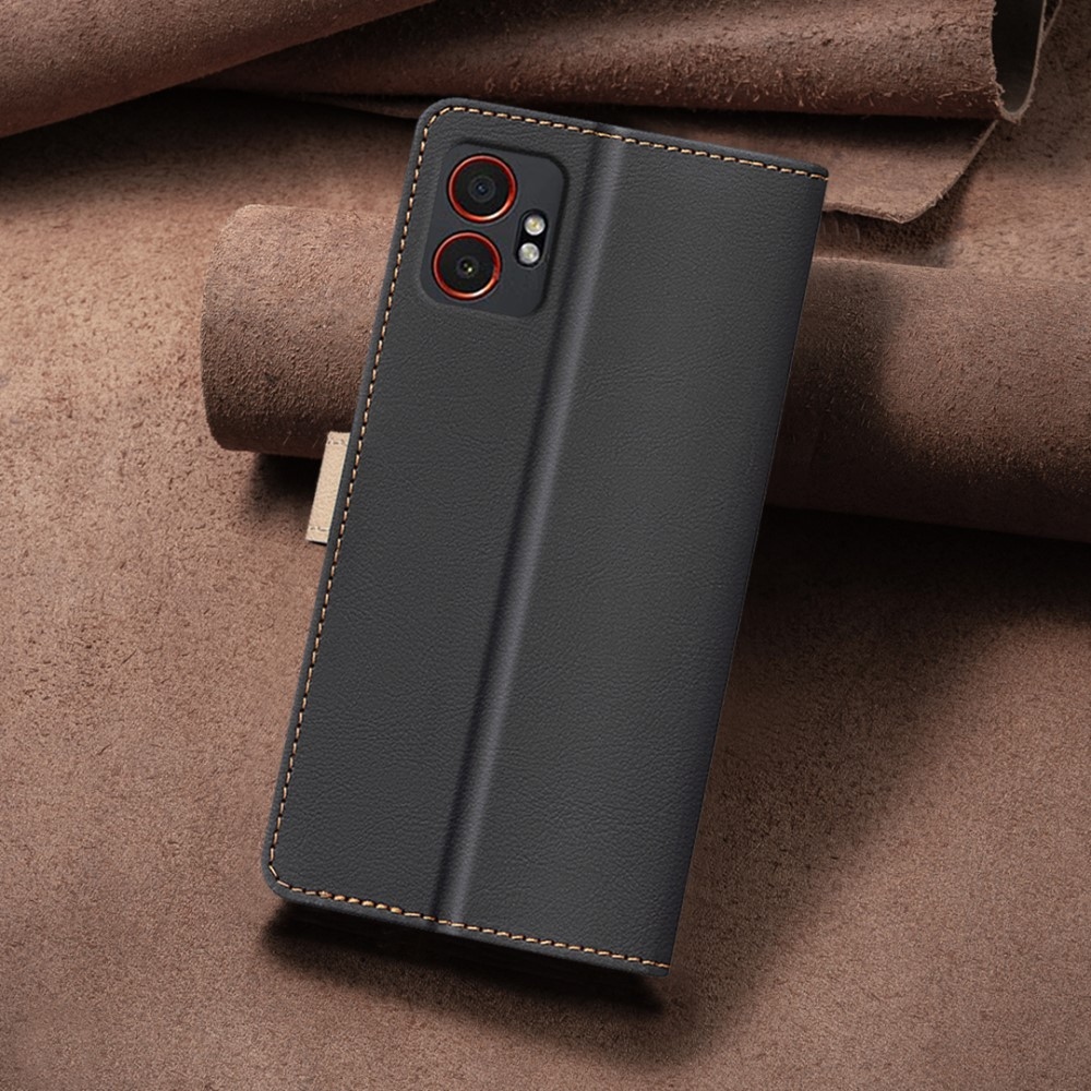 BNF DUO könyvtáska Samsung Galaxy Xcover 7 Pro készülékhez - fekete