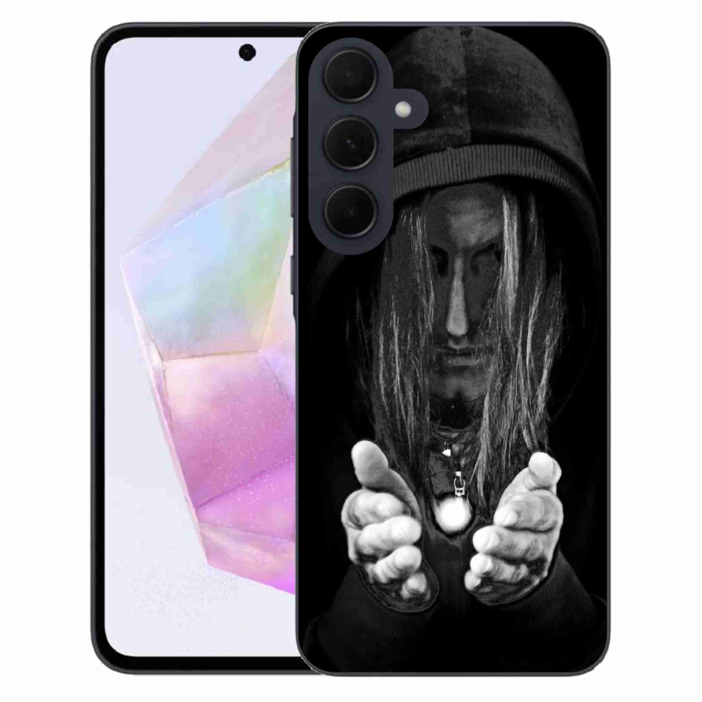 Gél borítás mmCase Samsung Galaxy A35 5G - titokzatos személyhez
