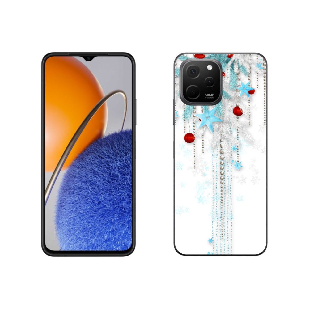 Gél borító mmCase a Huawei Nova Y61 készülékhez - karácsonyi dekoráció