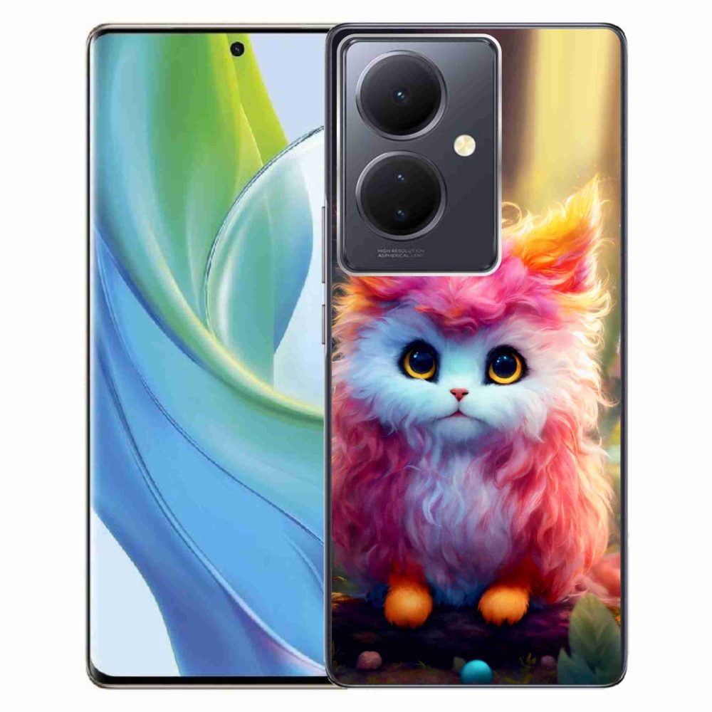 Gélburkolat mmCase a Vivo V29 Lite 5G-n - aranyos cica 5