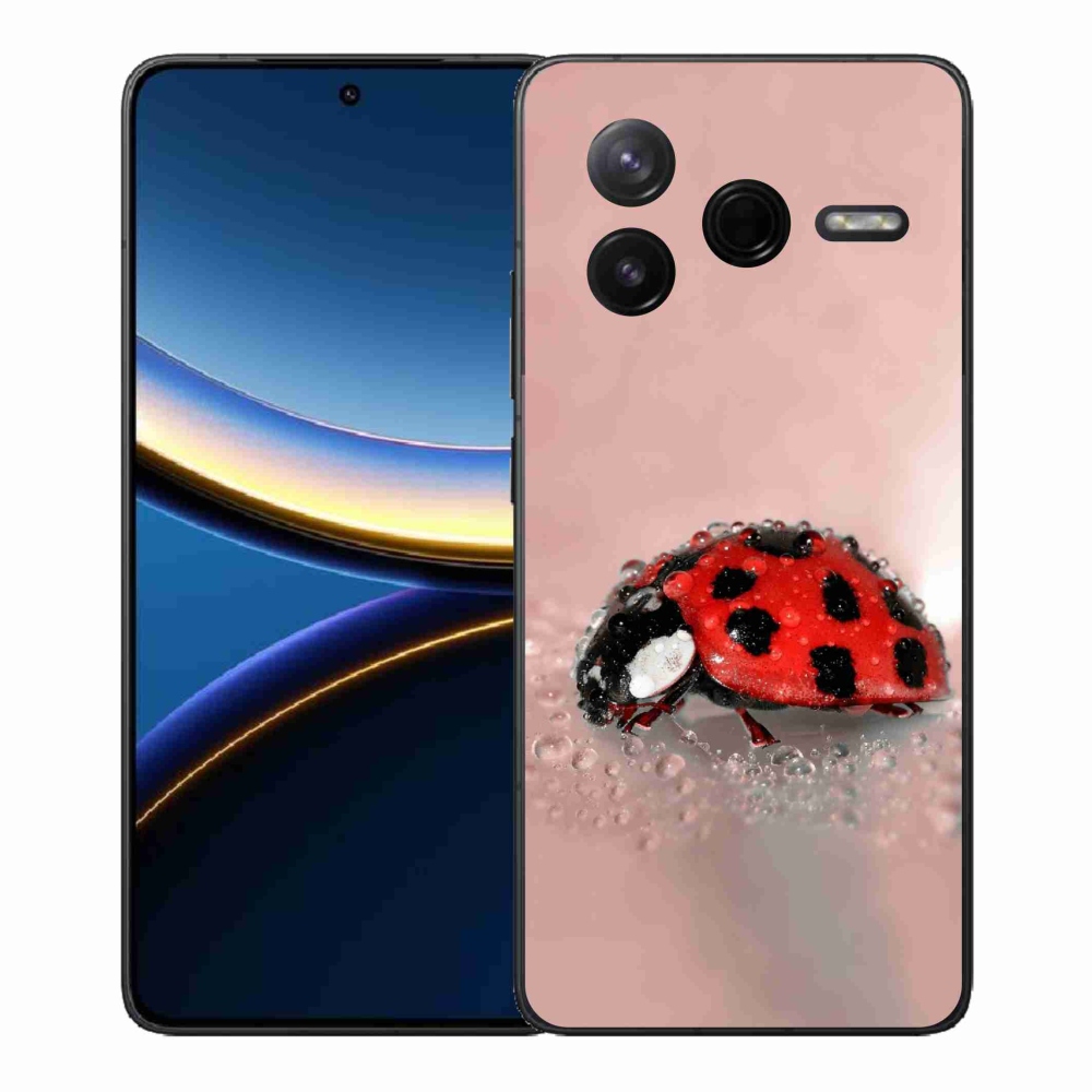 Gél borítás mmCase a Xiaomi Poco F7 Pro számára - katicabogár
