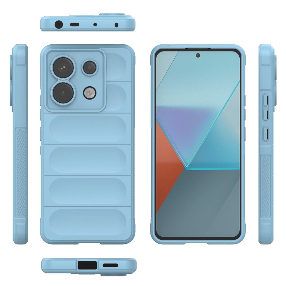 Rugg tartós zselés tok Xiaomi Redmi Note 13 Pro 5G/Poco X6 5G - világoskék színben