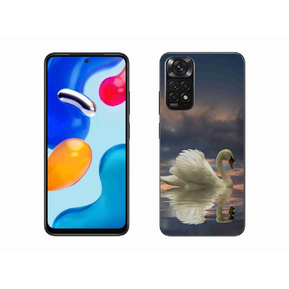Gél borítás mmCase a Xiaomi Redmi Note 11S 4G-hez - hattyú