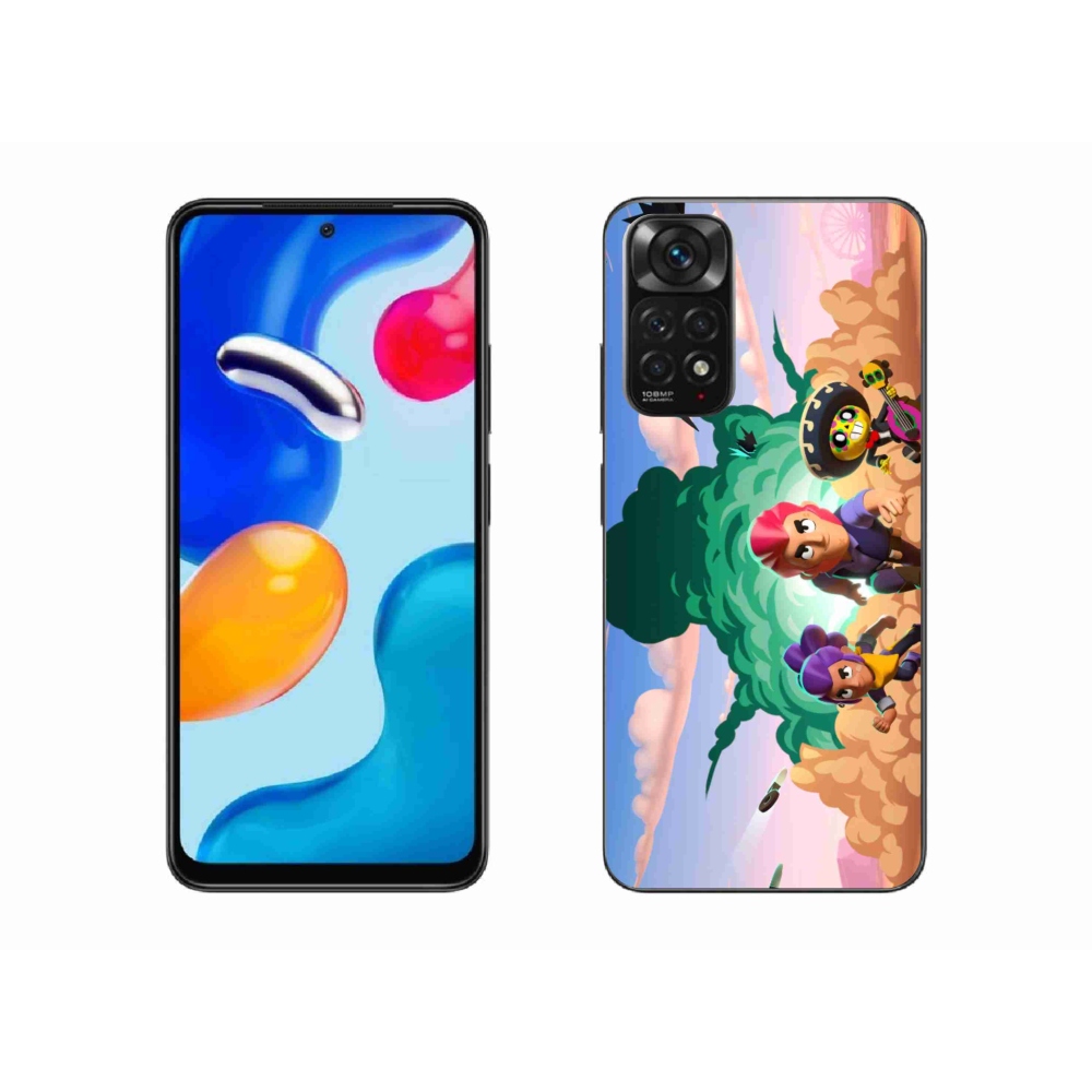 Gél borítás mmCase a Xiaomi Redmi Note 11 4G-hez - verekedés csillagok