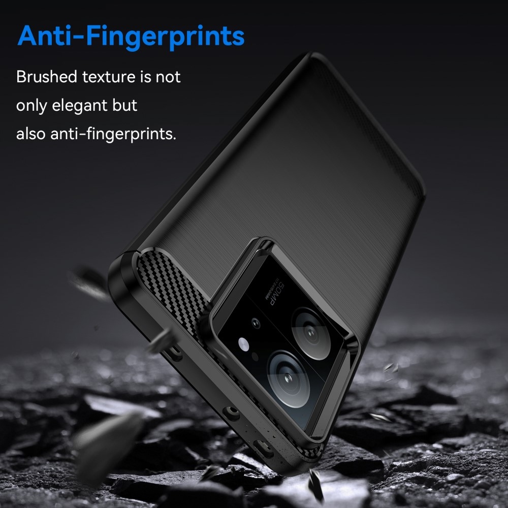Szénálló zselés tok Xiaomi 13T/13T Pro készülékhez - fekete