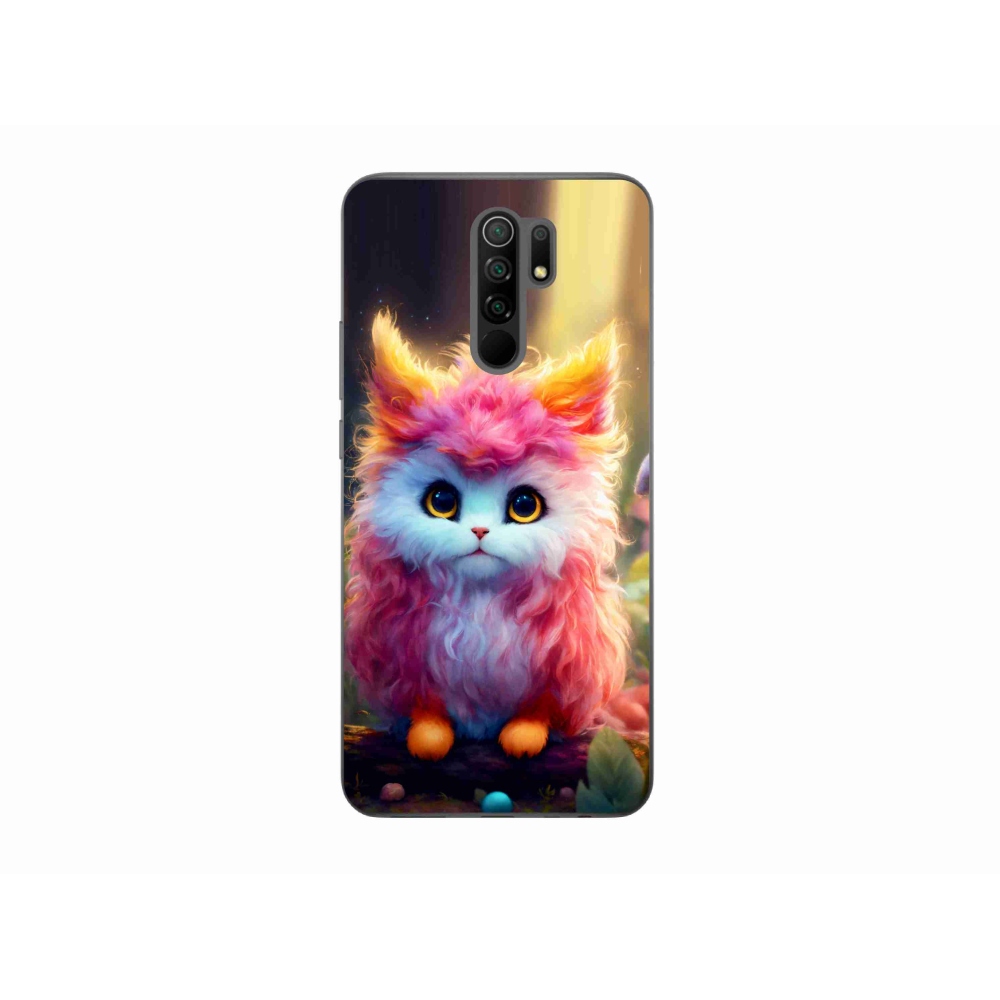 Gél borító mmCase a Xiaomi Redmi 9-hez - aranyos cica 5