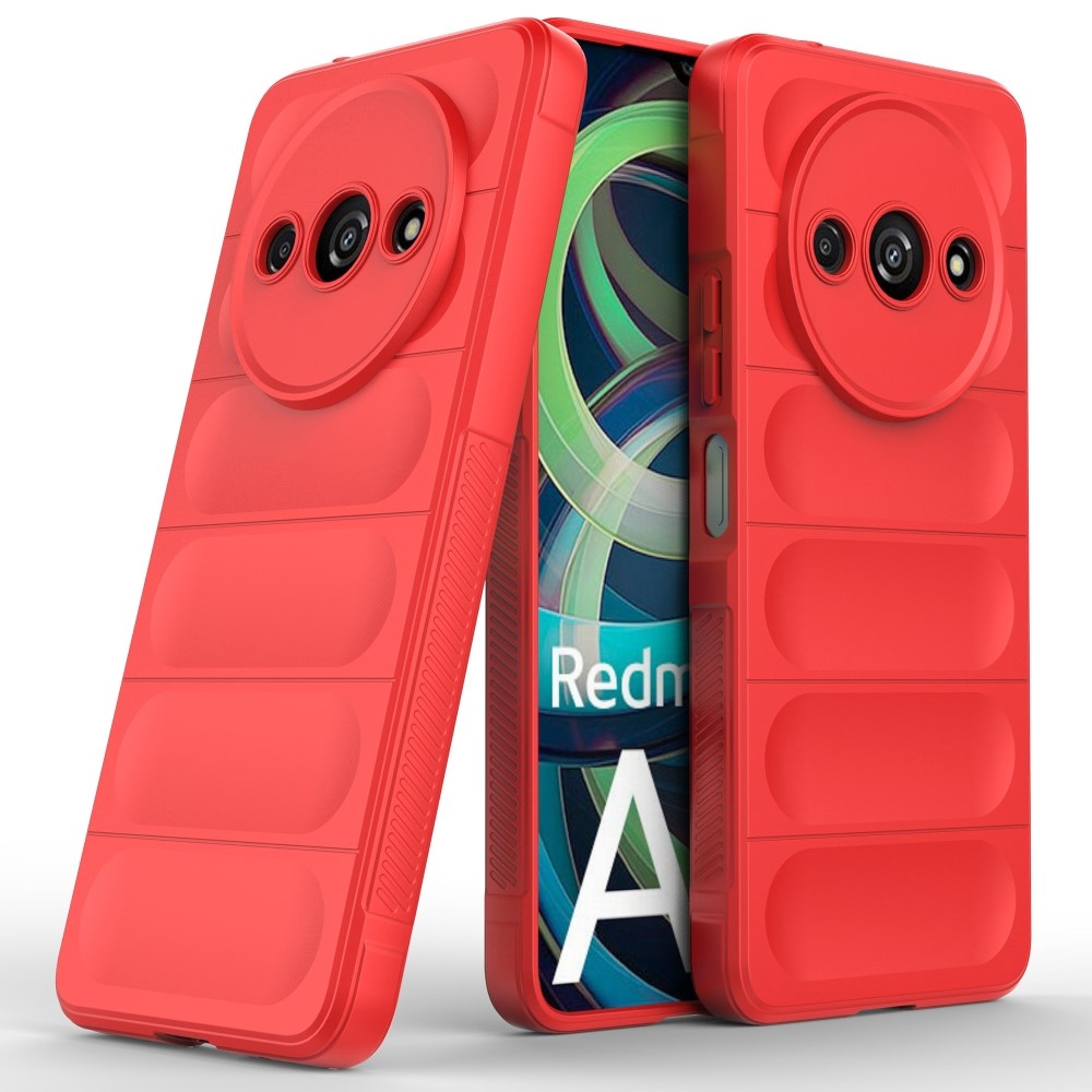 Rugg tartós zselés tok Xiaomi Redmi A3-hoz - piros