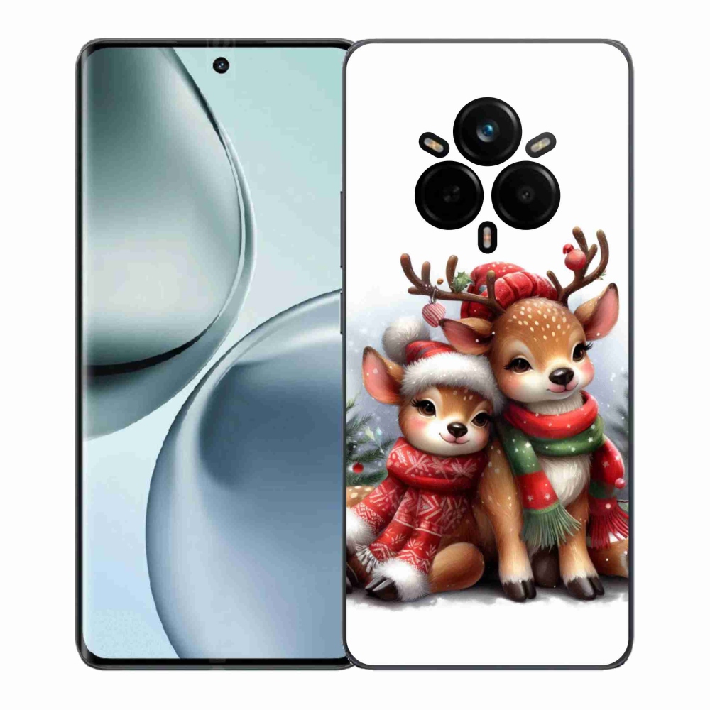 Zselés borítás mmCase a Realme 14 Pro+ 5G készülékhez - karácsonyi rénszarvas