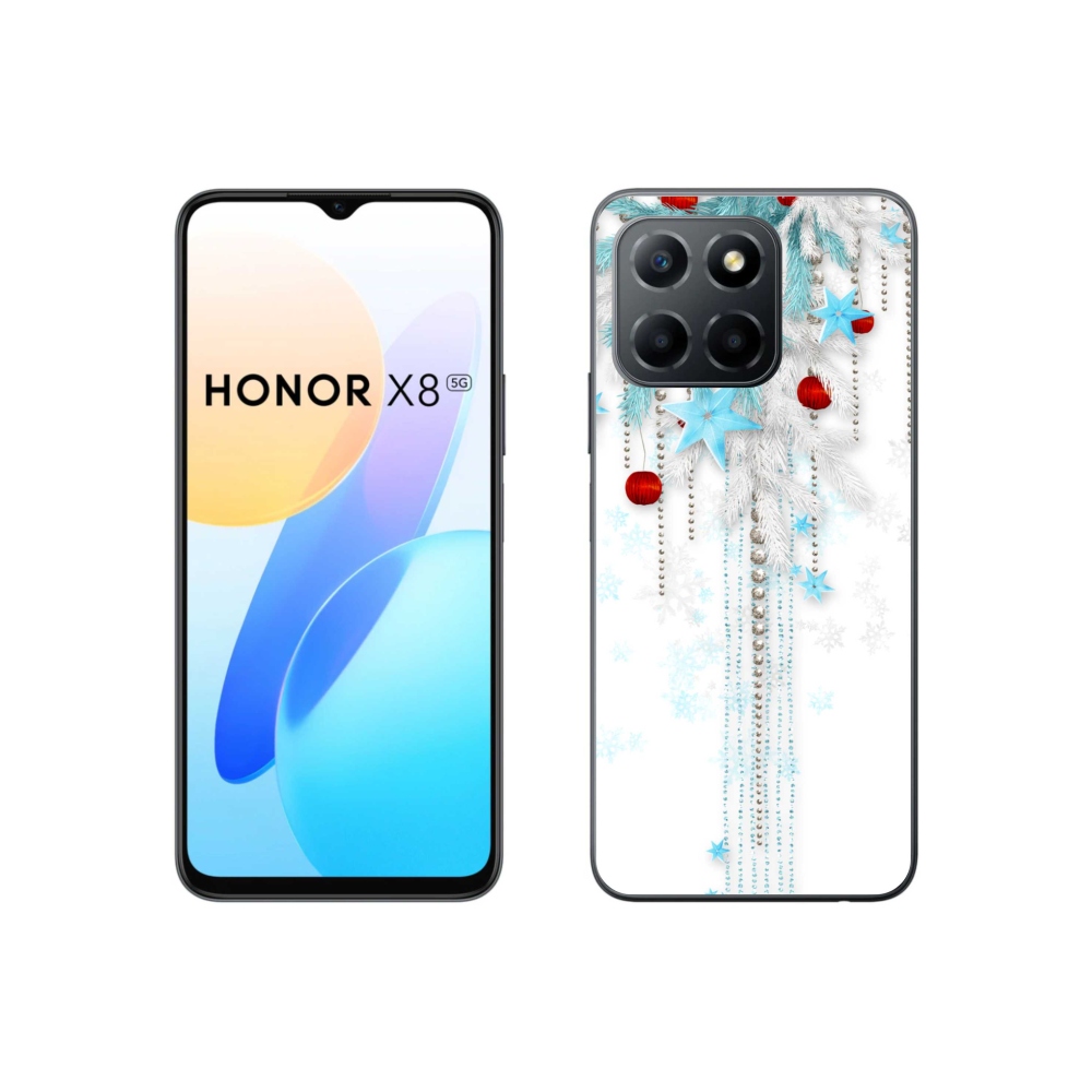 Gél borítás mmCase a Honor X8 5G/70 Lite 5G számára - Karácsonyi dekoráció