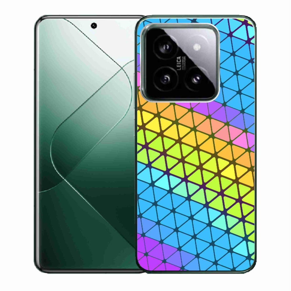 Gél borítás mmCase a Xiaomi 14 - absztrakt motívum 16 számára