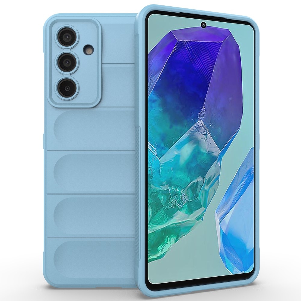 Rugg tartós zselés tok Samsung Galaxy M55 5G - világoskék színben