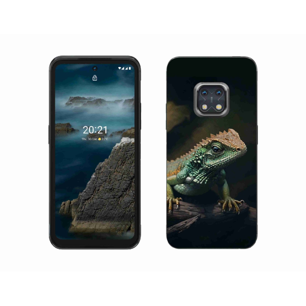 Zselés borítás mmCase a Nokia XR20 készülékhez - gyík