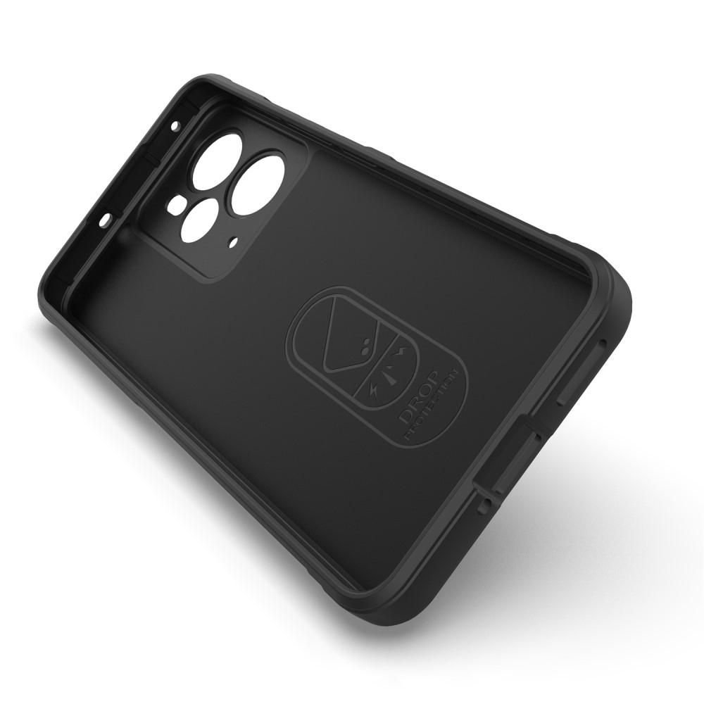 Rugg tartós zselés tok a Realme 14 5G készülékhez - fekete