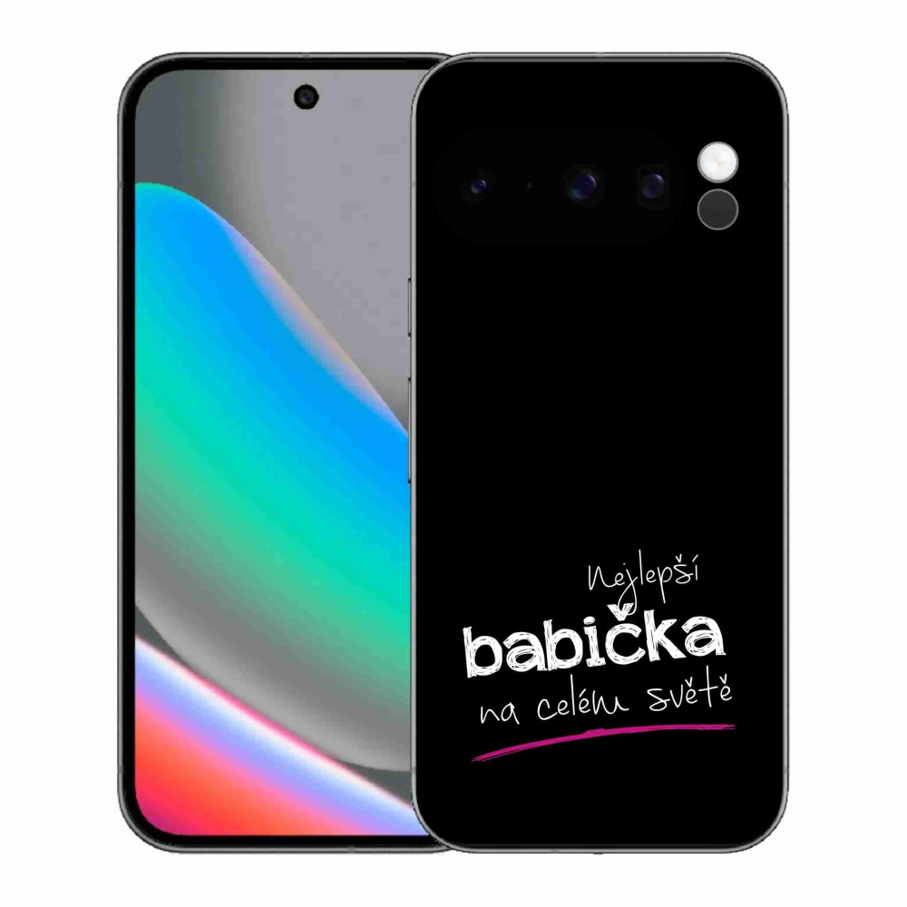 Gél borítás mmCase a Google Pixel 10 Pro számára - Legjobb nagyi 4 fekete háttér