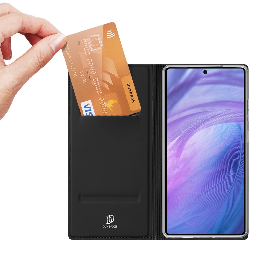 DUX könyvtáska Samsung Galaxy S25 Ultra készülékhez - fekete