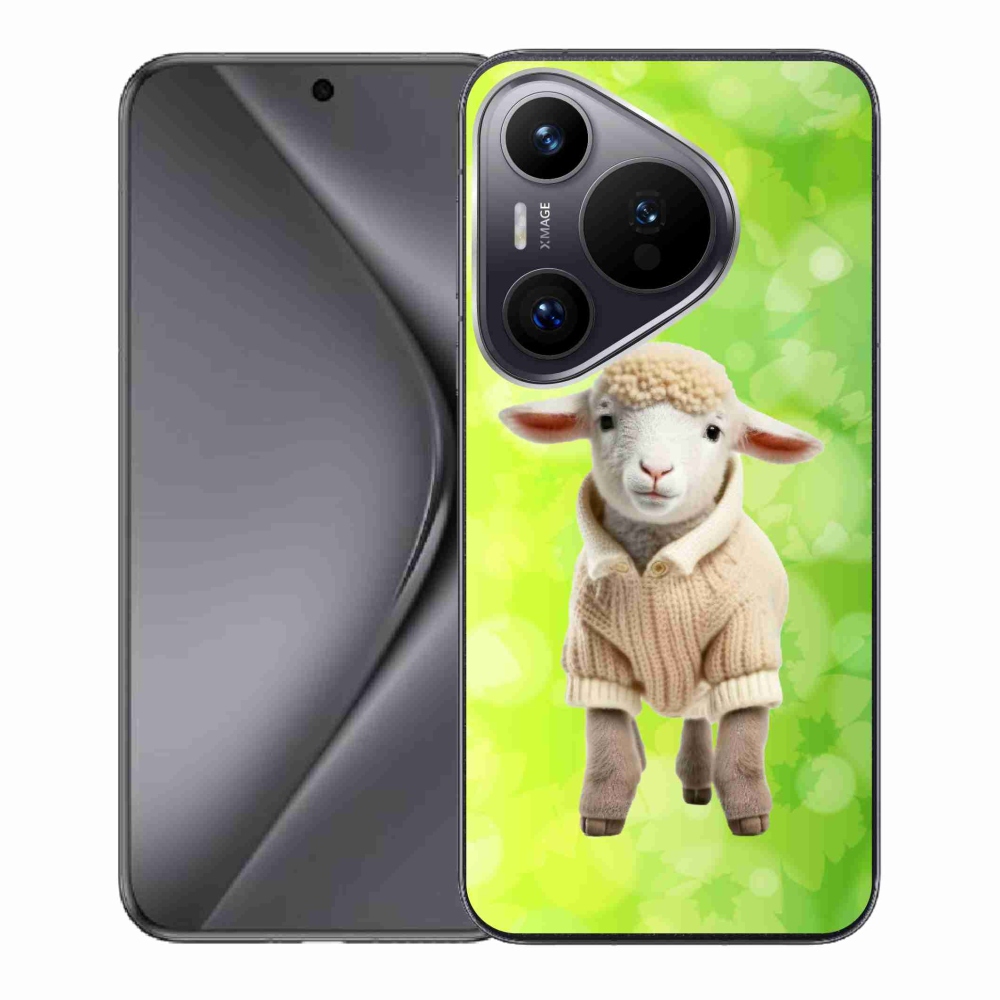 Zselés borítás mmCase a Huawei Pura 70 - bárány pulóverben